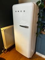 Prachtige witte Smeg Koelkast - Retro Design, Witgoed en Apparatuur, Koelkasten en IJskasten, Ophalen, Gebruikt, 200 liter of meer