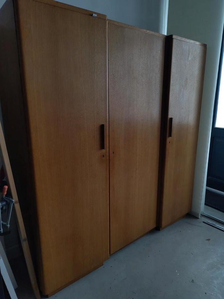 Vintage Eikenhouten Kledingkast - 1948, Huis en Inrichting, Kasten | Kledingkasten, Gebruikt, 150 tot 200 cm, 100 tot 150 cm, 50 tot 75 cm