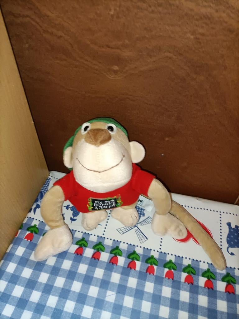 My gym partner's a monkey knuffel Cartoon Network 16 cm groo, Ophalen of Verzenden, Zo goed als nieuw, Overige typen