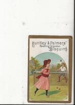 Reclame Londen Huntley & Palmers Biscuit tenissen, Verzamelen, Ophalen of Verzenden, Voor 1920, Ongelopen, Overige thema's
