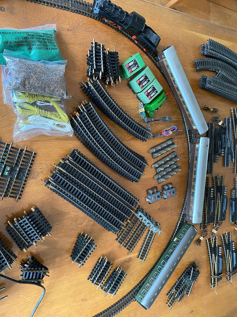 Grote Fleischmann trein set begin Jaren zestig, Hobby en Vrije tijd, Gelijkstroom, Fleischmann, Ophalen of Verzenden, Analoog