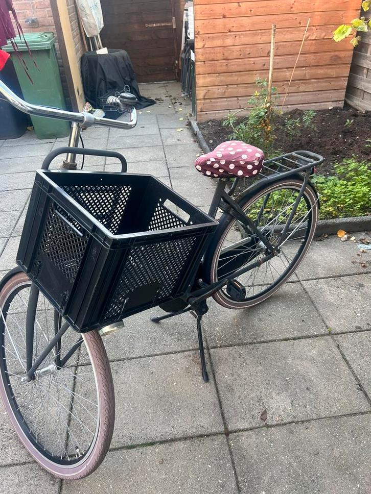Zwarte Dutchflavor Spedition 3 Damesfiets, Fietsen en Brommers, Fietsen | Dames | Omafietsen, Zo goed als nieuw, Handrem, Ophalen