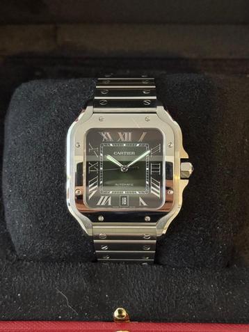 Santos de Cartier horloge (2024, Large model, Ref. WSSA0062) beschikbaar voor biedingen