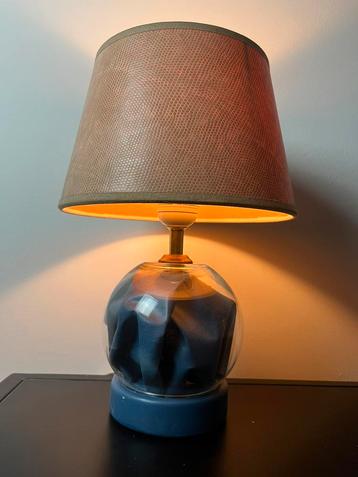 Schattige Italiaanse Vintage glazen design lamp 