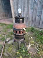 Unieke Vintage Lamp van Wagenwiel, Ophalen