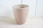 Grote oudroze bloempot/ planten pot, 25 tot 40 cm, Rond, Binnen, Ophalen of Verzenden