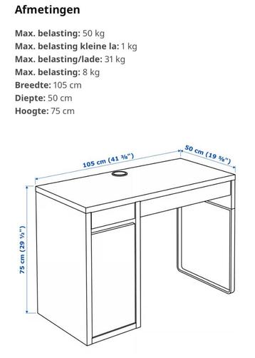 IKEA bureau beschikbaar voor biedingen
