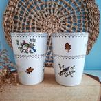 Spode Copeland 'Randall's Birds', 2 unieke mokken, Antiek en Kunst, Antiek | Servies los, Ophalen of Verzenden