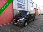 Peugeot Boxer 330 2.2 HDI L2H1 XR DC 6 pers airco (bj 2016), Voorwielaandrijving, Euro 5, Stof, Gebruikt