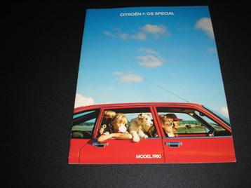 Citroën GS Special Berline en Break, najaar 1979 beschikbaar voor biedingen
