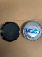 Volvo naafdoppen 64 mm 4 stuks nieuw zilver met blauw., Auto diversen, Wieldoppen, Verzenden, ?, Zo goed als nieuw, ?