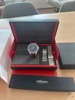 Meistersinger N01 - Blauw - extra milanese band, Sieraden, Tassen en Uiterlijk, Horloges | Heren, Leer, Staal, Polshorloge, Zo goed als nieuw