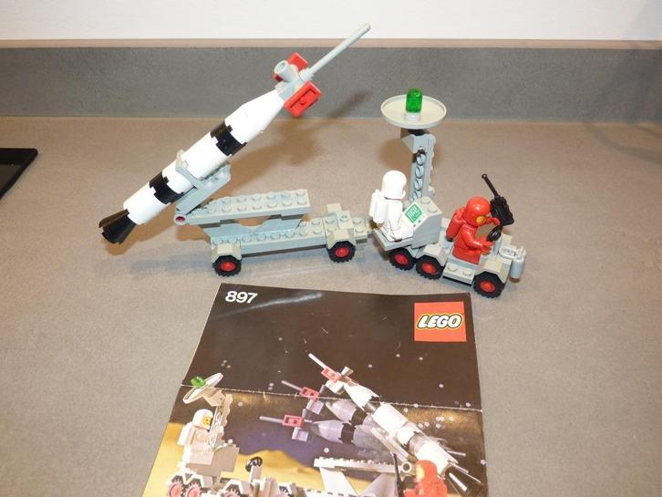 Lego Space 897 Mobile Rocket Launcher, Kinderen en Baby's, Speelgoed | Duplo en Lego, Gebruikt, Lego, Complete set, Ophalen of Verzenden