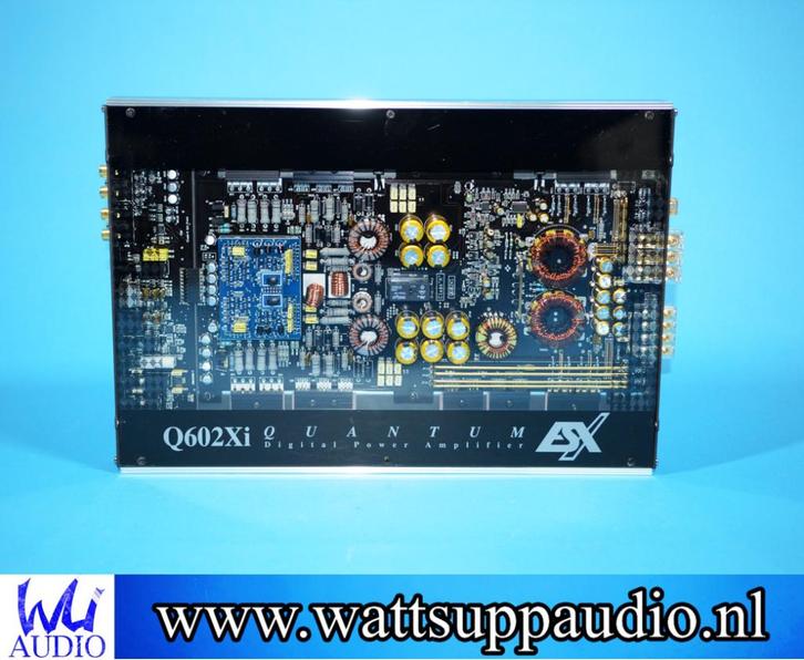 ESX Q602Xi 2 kanaals / mono versterker SQ 650W RMS, Auto diversen, Autospeakers, Gebruikt, Ophalen of Verzenden