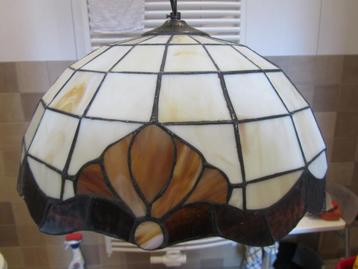 Tiffany hanglamp beige bruin beschikbaar voor biedingen