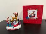 Disneyland paris kerst beeld bambi stamper, Verzamelen, Disney, Ophalen of Verzenden, Overige figuren, Zo goed als nieuw, Beeldje of Figuurtje