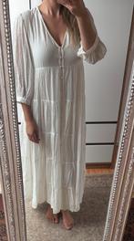 Nieuw - Zara Boho jurk wit - M, Ophalen of Verzenden, Nieuw, Wit, Onder de knie