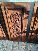 3 x antieke houtsnijwerk deuren chinesche draken, Ophalen of Verzenden