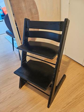  Stokke tripp trap stoel zwart beschikbaar voor biedingen