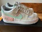 Nike Air Force 1 Shadow white/Atmosphere-mint foam maat 42, Wit, Nike, Ophalen of Verzenden, Sneakers of Gympen