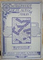 Waar hoort deze auto thuis, ANWB-uitgave 1929, nummerborden, Ophalen of Verzenden, Gelezen, Sport, Hobby en Vrije tijd
