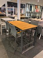 Luxe Barset Tuin - Teak, Aluminium, Textileen - 4 Persoons, Tuin en Terras, Ophalen, Nieuw, Rechthoekig, Teakhout