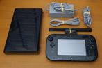 Nintendo Wii U 32GB Zwart met Gamepad & Kabels, Ophalen of Verzenden, Gebruikt, Met harde schijf