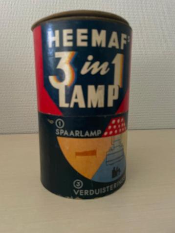 Vintage HEEMAF 3 in 1 Lamp met originele verpakking beschikbaar voor biedingen