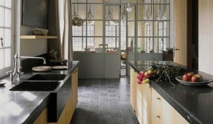 NOIR D'ORIENT NATUURSTEEN 20X20CM, AANBIEDING!!, Huis en Inrichting, Stoffering | Vloerbedekking, Nieuw, Overige typen, 75 m² of meer