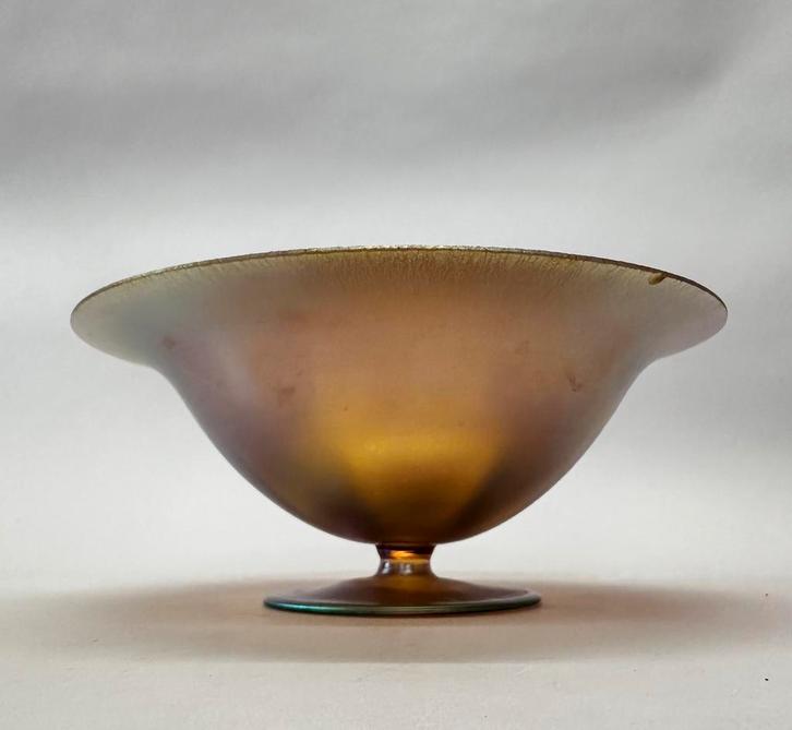 WMF Myra-glas schaal – Iriserende Art Deco jaren ’30, Antiek en Kunst, Antiek | Glas en Kristal, Ophalen of Verzenden