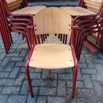 90 / 110 stapelstoelen kantine stapelbare partij stoelen, Ophalen, Gebruikt, Bruin, Vijf, Zes of meer stoelen