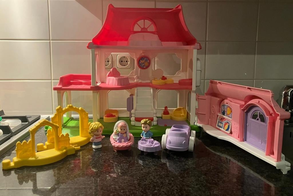 Fisher price little people huis, Kinderen en Baby's, Speelgoed | Fisher-Price, Ophalen of Verzenden, Zo goed als nieuw, Speelset
