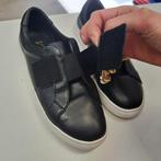 Dune zwarte sneaker klittenband & gouden schakels 37 48198, ., Zwart, Ophalen of Verzenden, Dune