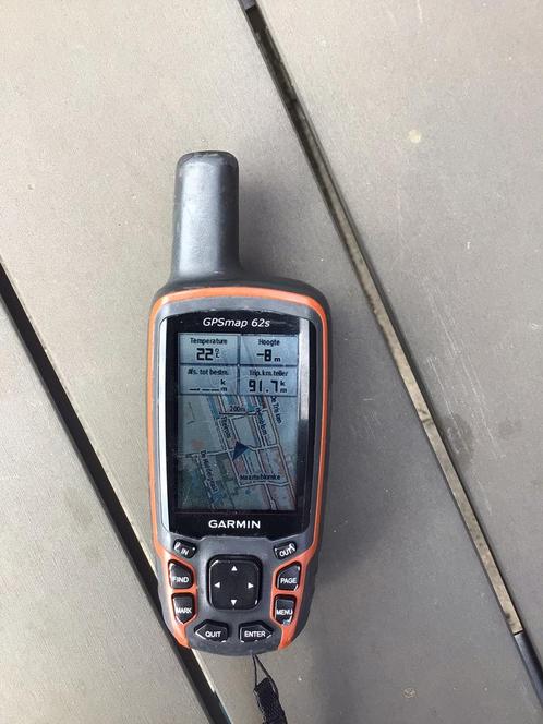 Garmin GPSmap62s, Watersport en Boten, Navigatiemiddelen en Scheepselektronica, Gebruikt, Gps of Kompas, Ophalen of Verzenden