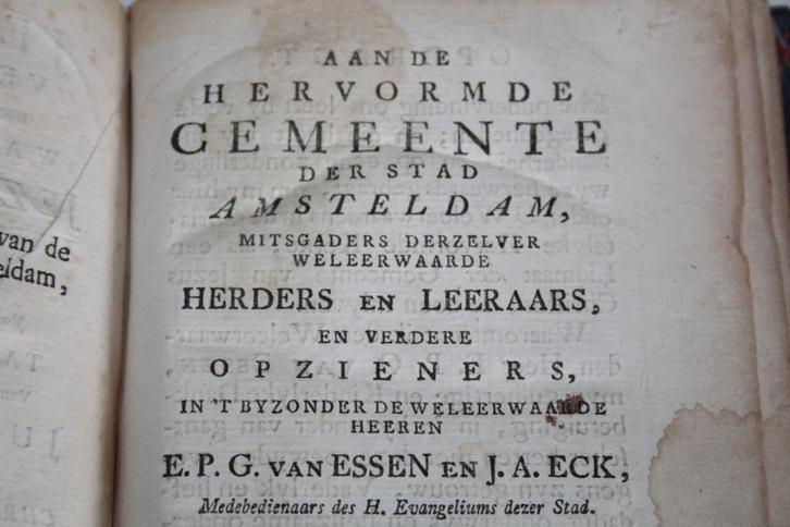 C.S. Duytsch - Jehovah Verheerlykt (1769, handtekening), Antiek en Kunst, Antiek | Boeken en Bijbels, Ophalen of Verzenden