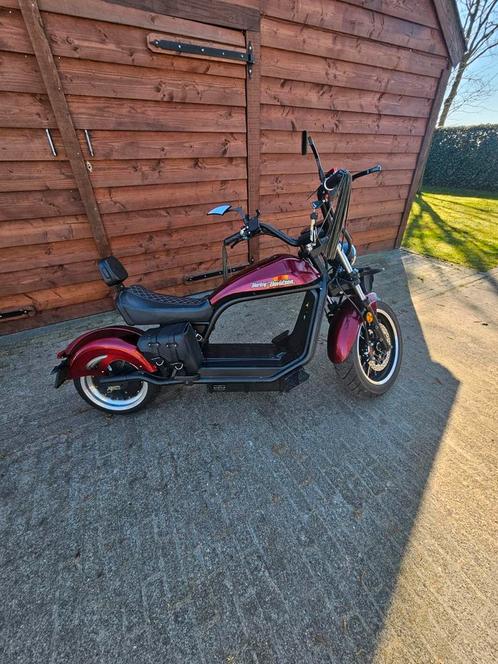 Zeer mooie E-chopper (harley-davidson uitvoering), Fietsen en Brommers, Scooters | Overige merken, Zo goed als nieuw, Maximaal 45 km/u