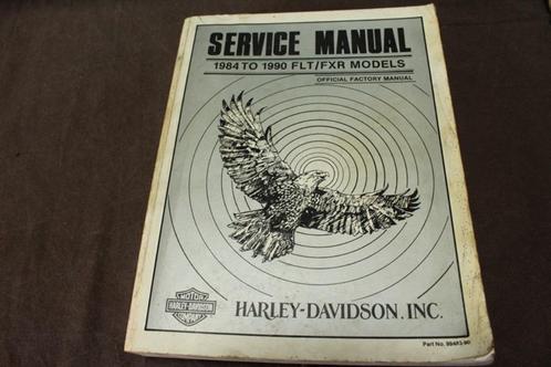 Harley Davidson 1984 - 1990 FLT FXR models service manual, Motoren, Handleidingen en Instructieboekjes, Harley-Davidson of Buell