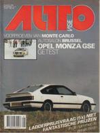 Autovisie 2 1984 : Opel Monza GSE - Audi Quattro Coupe, Gelezen, Autovisie, Ophalen of Verzenden, Algemeen