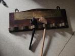 zeer oud pijpenrek met 2 pijpen o.a. meerschuim, Heikant 21 Kaatsheuvel, Gebruikt, Overige typen, Belle Vieille Brocante