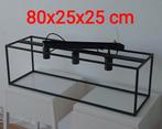 Hanglamp LUCIDE 80x25x25 cm zwart, Huis en Inrichting, Lampen | Hanglampen, Ophalen, Gebruikt, Metaal, Minder dan 50 cm