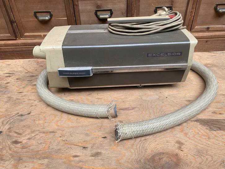 Vintage Excelsior Stofzuiger - Retro Design, Witgoed en Apparatuur, Stofzuigers, Gebruikt, Stofzuiger, Minder dan 1200 watt, Stofzak