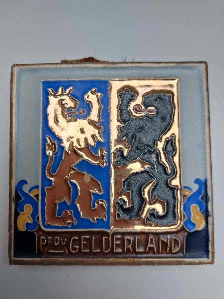 Westraven Gelderland Wandtegeltje, Antiek en Kunst, Antiek | Wandborden en Tegels, Ophalen of Verzenden