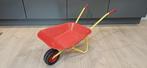 Metalen kruiwagen rood / geel, Kinderen en Baby's, Speelgoed | Buiten | Voertuigen en Loopfietsen, Ophalen, Gebruikt, Overige typen