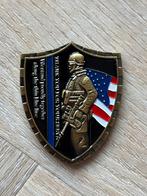 Militair schildje USA, Ophalen of Verzenden, Landmacht, Amerika, Embleem of Badge