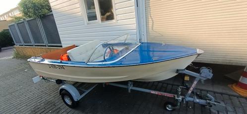 Leuke classic speedboot.Zonder of met vaarbewijs., Watersport en Boten, Speedboten, Gebruikt, 3 tot 6 meter, Benzine, Minder dan 70 pk