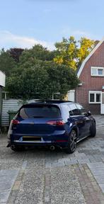 Volkswagen Golf 7.5 GTI Performance, Auto's, Zwart, 4 cilinders, Blauw, Hatchback
