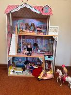 Poppenhuis barbiehuis, Verzamelen, Poppenhuizen en Toebehoren, Ophalen, Zo goed als nieuw, Poppenhuis