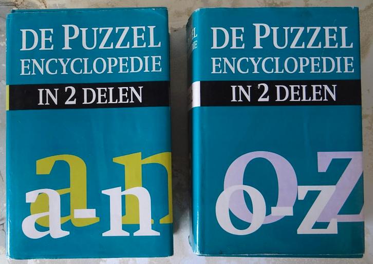 De Puzzel Encyclopedie In 2 Delen 9789036610056, Hobby en Vrije tijd, Denksport en Puzzels, Gebruikt, Puzzelboek, Minder dan 500 stukjes