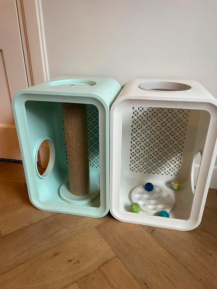 Twee katten cubes, Dieren en Toebehoren, Katten-accessoires, Gebruikt, Ophalen of Verzenden