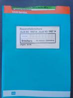 Werkplaatsboek Audi 90  5 cilinder KE Jetronic inspuiting PS, Ophalen of Verzenden, Gelezen, Audi